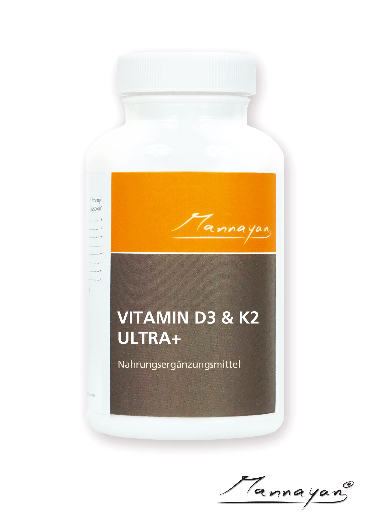 Mannayan VITAMINA D3 & K2 Ultra+ (60 cápsulas) Mannayan VITAMINA D3 & K2 Ultra+ (60 cápsulas)