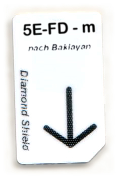 5 elementos: Tarjeta chip Fuego D 5 Elemente-Feuer-Dämpfung Chipcard nach Baklayan