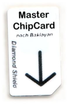 Master Chipcard nach Baklayan für Diamond Shield