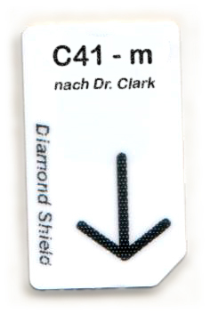 C41 - m Chipcard nach Dr. Clark für Diamond Shield Zapper