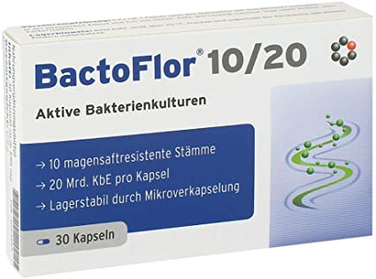 BactoFlor 10 / 20 (30 cápsulas) BactoFlor 10 / 20 (30 cápsulas)