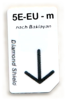 5 elementos: Tarjeta chip Tierra U 5 Elemente- Erde-Unterstützung Chipcard nach Baklayan
