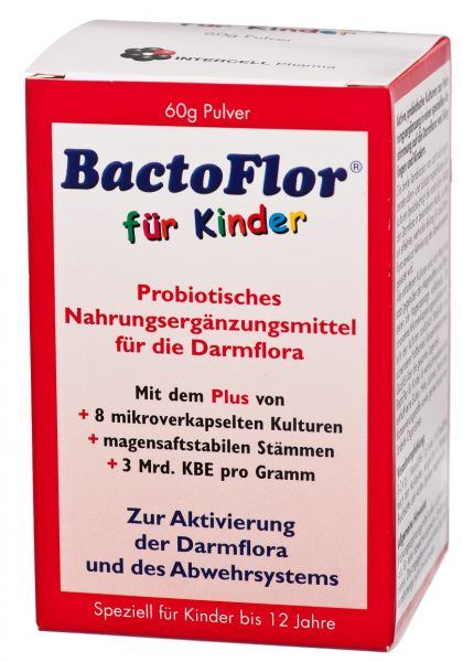 BactoFlor para niños BactoFlor für Kinder, Probiotisches Nahrungsergänzungsmittel  von Intercell