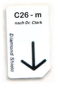 C26 - m Chipcard nach Dr. Clark für Diamond Shield Zapper