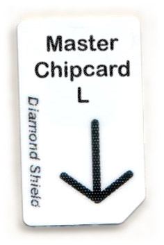 Master Chipcard L, beschreibbar, 256 Slots