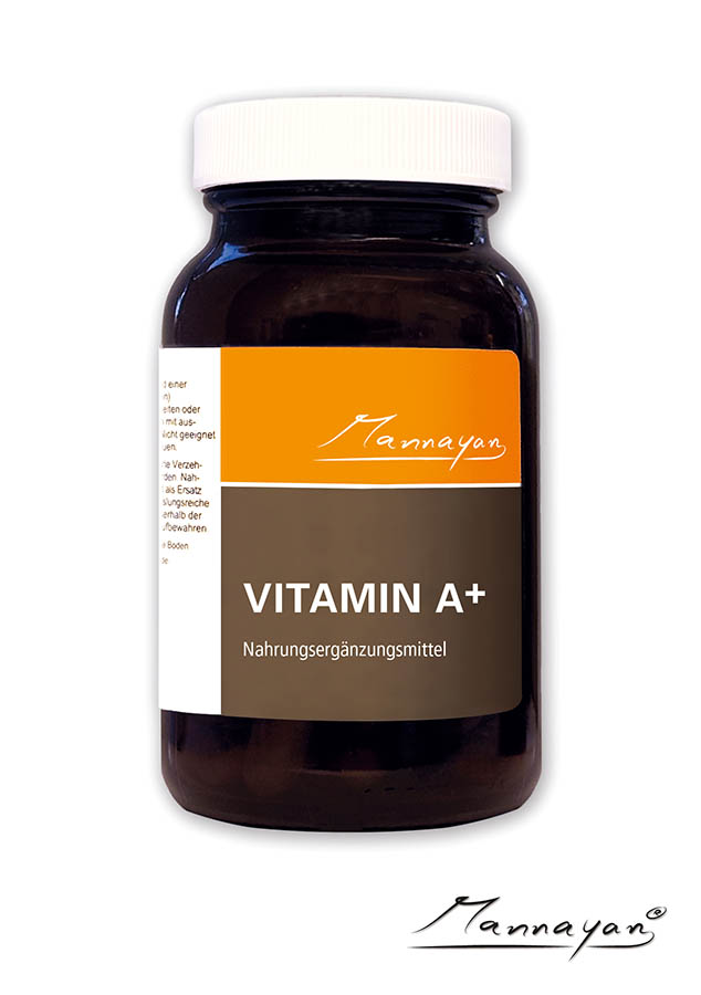 Mannayan VITAMINA A+ (60 cápsulas)