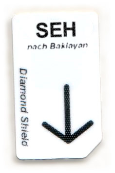 SEH Chipcard nach Baklayan für Diamond Shield Zapper