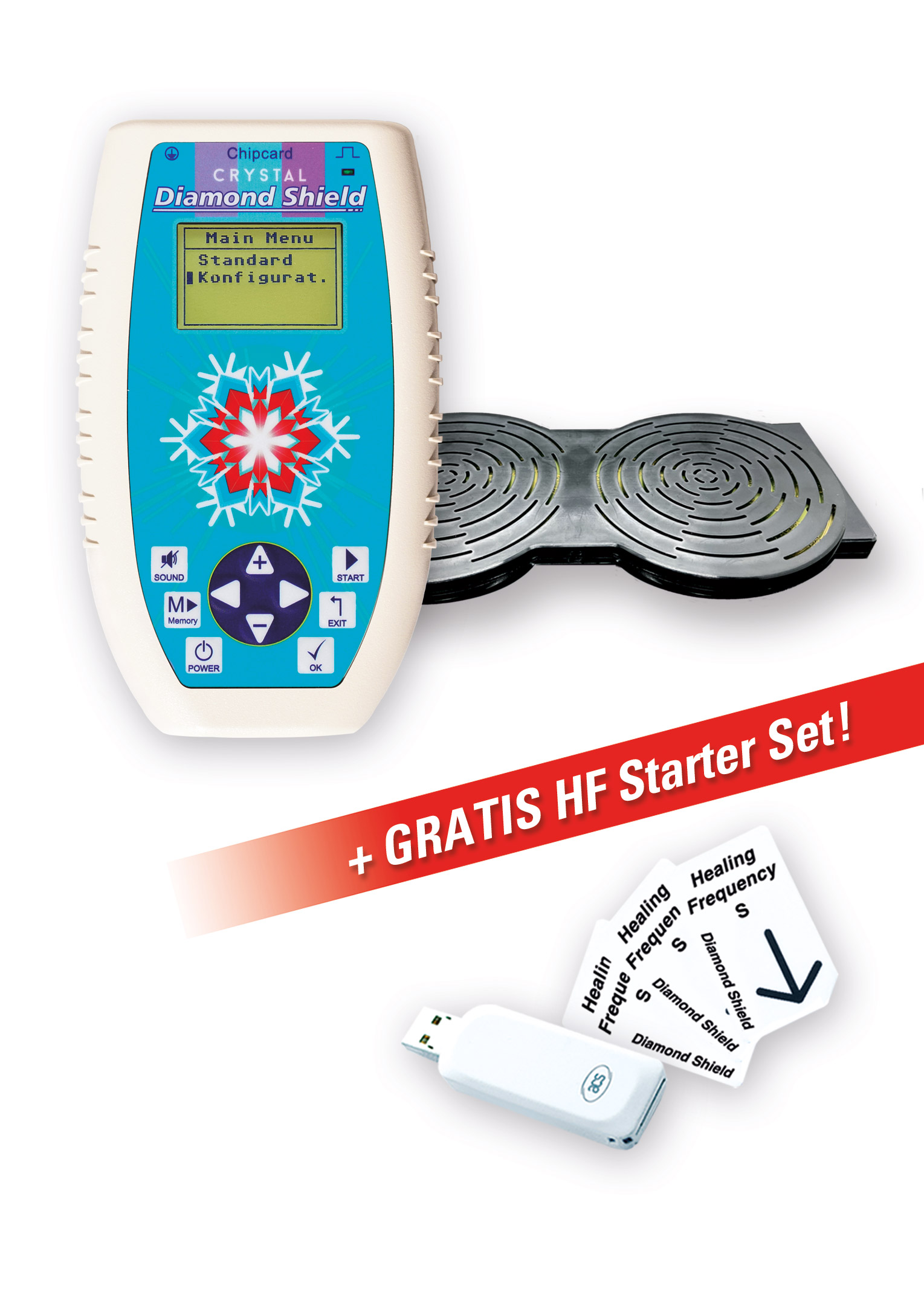 Zapper Diamond Shield Crystal